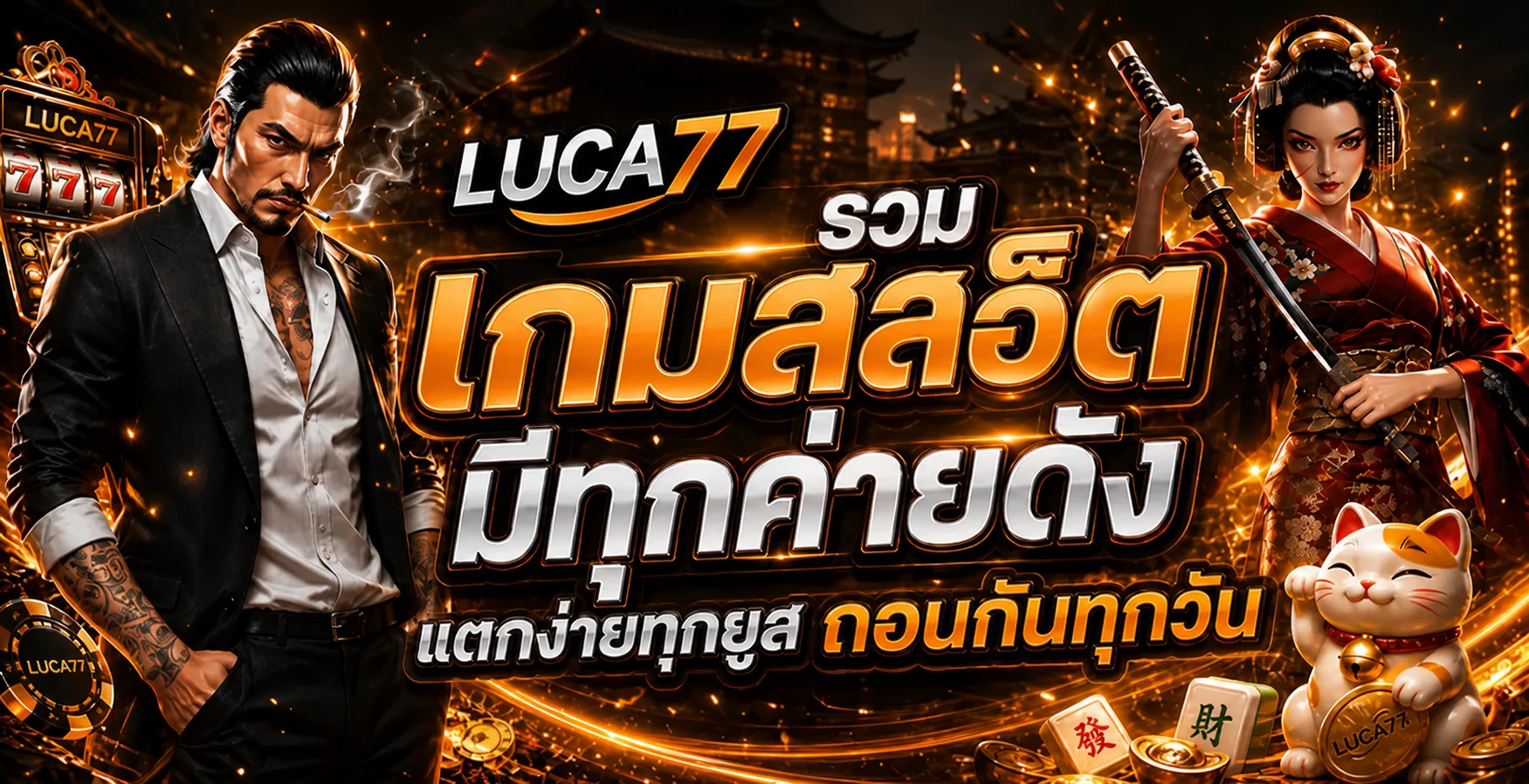 LUCA77 รวมเกมสล็อตจากค่ายยอดนิยม